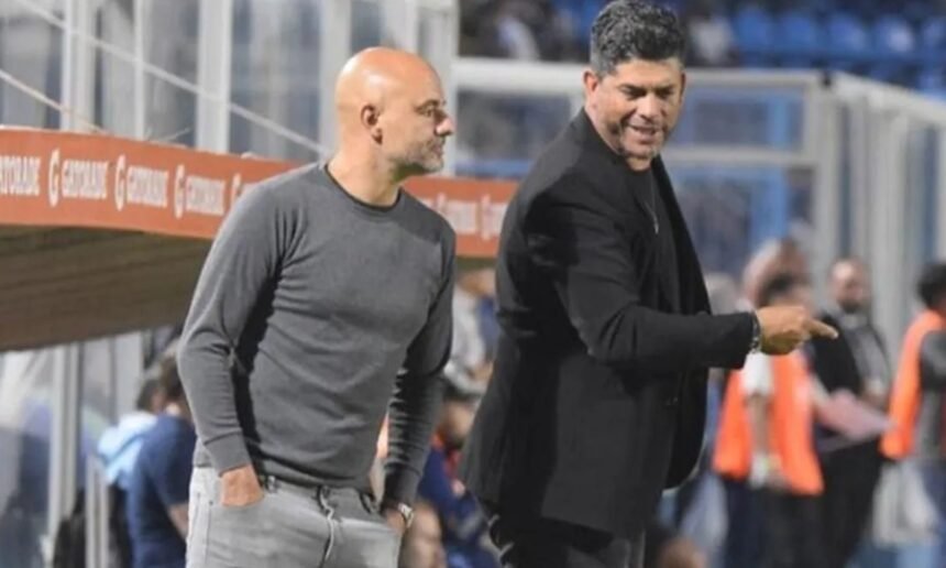 Favio Orsi y Sergio Gómez, dupla técnica del fútbol argentino con trayectoria reciente en la máxima categoría.