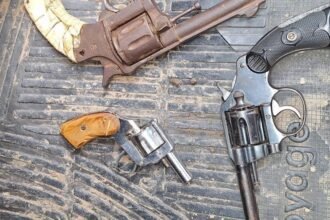 Armas de fuego incautadas durante operativos policiales en Santa Fe.