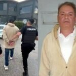 Héctor ‘El Patrón’ Gallardo, al momento de ser detenido por personal de Investigaciones en Puerto Madryn.