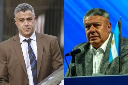 El juez Daniel Rafecas y Claudio ‘Chiqui’ Tapia, en una imagen de archivo vinculada a procesos judiciales y decisiones institucionales.