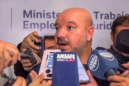 Rodrigo Alonso, secretario general de AMSAFE. Foto de archivo.