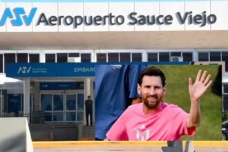 El Aeropuerto de Sauce Viejo, escenario de expectativa ante la posible llegada de Lionel Messi en una visita breve pero de alto impacto.