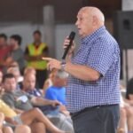 Luis Spahn, presidente del Club Atlético Unión, durante la Asamblea Anual Ordinaria de socios en la sede social.