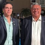 El titular de la AFA, Chiqui Tapia, en el homenaje celebrado en Mar-a-Lago