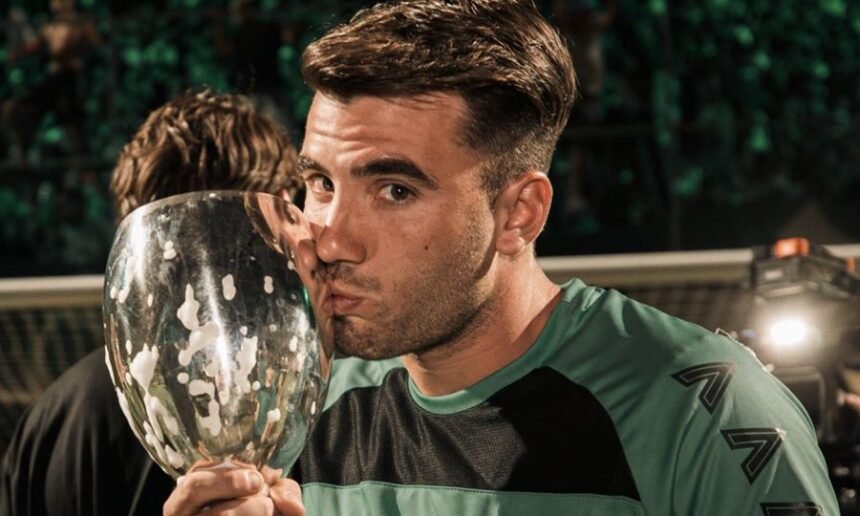 Tomás Fernández, durante su etapa en San Martín de San Juan, donde tuvo continuidad y protagonismo en la última temporada.