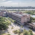 Vista panorámica de la Ciudad Universitaria de la Universidad Nacional del Litoral, en la ciudad de Santa Fe.