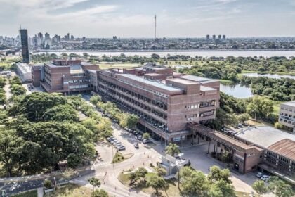 Vista panorámica de la Ciudad Universitaria de la Universidad Nacional del Litoral, en la ciudad de Santa Fe.