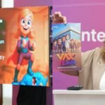 La ministra de Salud de Santa Fe, Silvia Ciancio, durante la presentación del programa Vax Team ante equipos de salud y comunidad educativa.