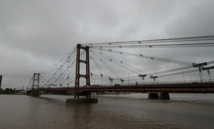 Cielo cubierto e inestabilidad climática en la ciudad de Santa Fe.