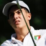 Emanuele Galeppini, joven golfista italiano de 16 años, considerado una de las grandes promesas del deporte europeo.