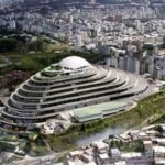 Vista del edificio del Helicoide, en la ciudad de Caracas, uno de los centros de detención más emblemáticos de Venezuela, señalado por organismos de derechos humanos por denuncias de torturas y tratos crueles.
