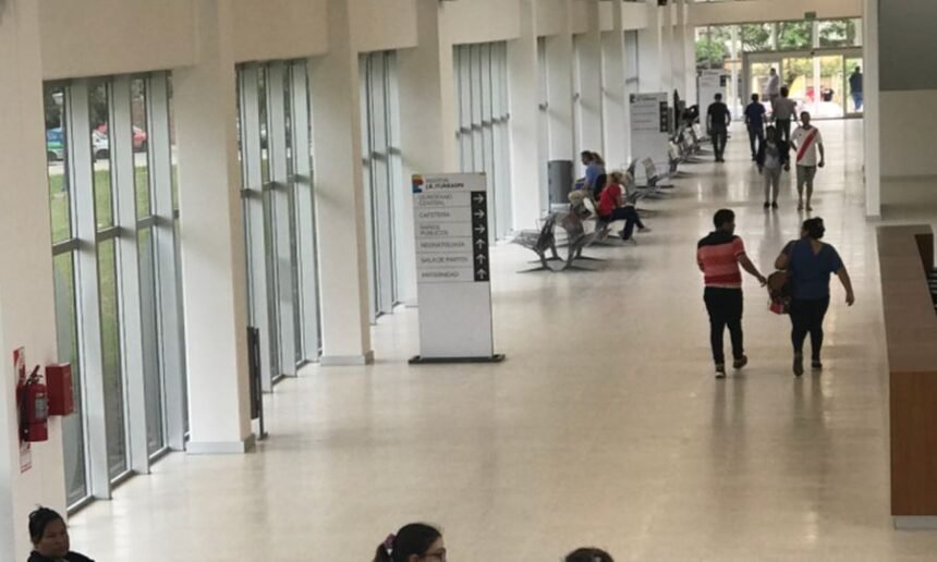 Vista general del Hospital Iturraspe, uno de los principales centros de atención pública de Santa Fe.