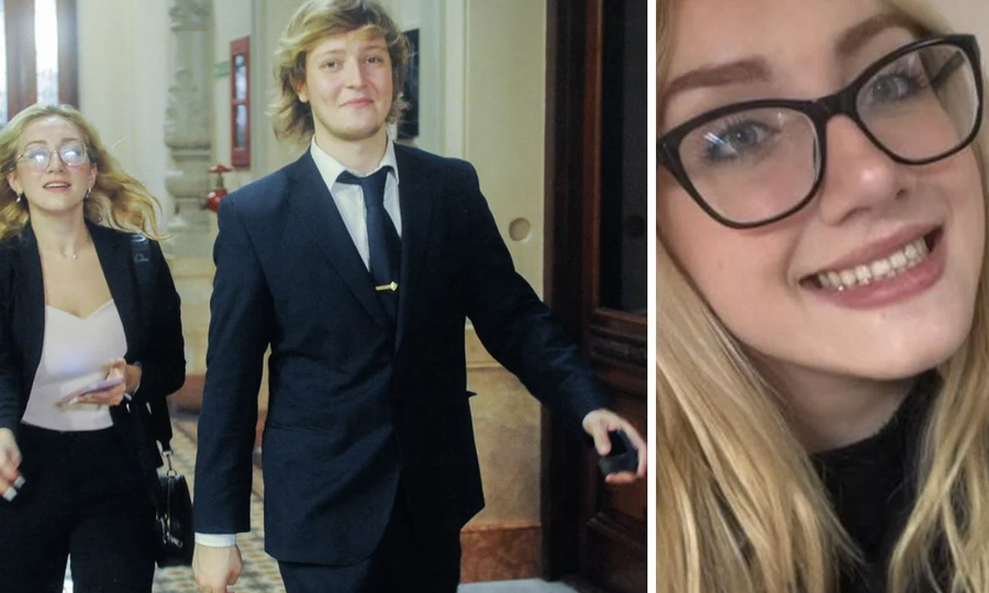 Iñaki Gutiérrez junto a su pareja, María Eugenia Rolón, en una imagen de archivo.