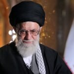 El ayatollah Ali Khamenei, líder supremo de Irán, durante una aparición pública en Teherán.