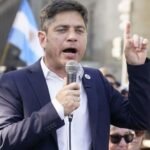 Axel Kicillof, gobernador de la provincia de Buenos Aires, durante una actividad oficial.