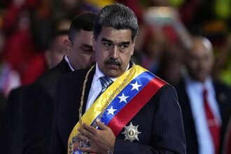 Nicolás Maduro durante un acto oficial