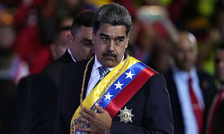 Nicolás Maduro durante un acto oficial