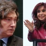 Javier Milei y Cristina Fernández de Kirchner, figuras centrales del escenario político argentino en distintos períodos.
