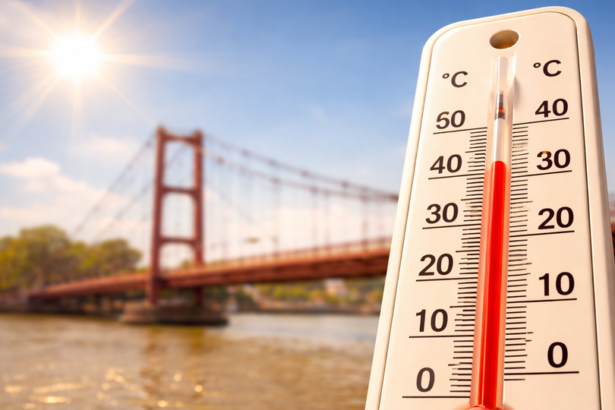 Temperaturas extremas y sol intenso reflejan una nueva ola de calor que afecta a la ciudad, con registros muy por encima de los valores habituales. Imagen ilustrativa.