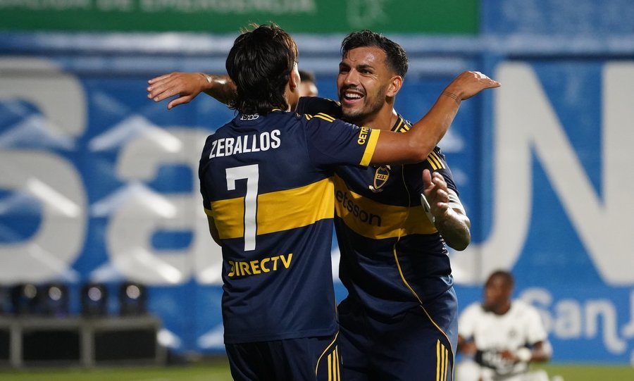 Boca Juniors venció 2-1 a Olimpia en San Nicolás y cerró su pretemporada con una victoria.