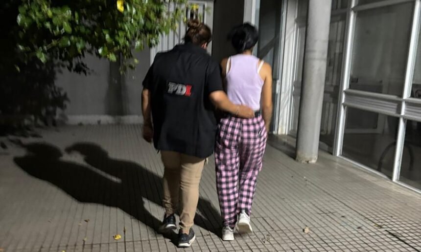 Operativos de la Policía de Investigaciones durante los allanamientos realizados en la ciudad de San Cristóbal.