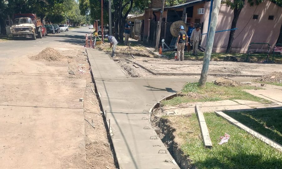 Los trabajos permitirán un mejor escurrimiento del agua de lluvia, evitando anegamientos y cuidando la infraestructura urbana.