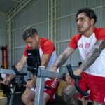 El plantel de Unión realiza trabajos de pretemporada en Uruguay, afinando detalles físicos y futbolísticos de cara al inicio del Torneo Apertura. Foto: Prensa Unión.