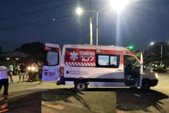 El servicio 107 trabajó en el lugar del siniestro y trasladó a los heridos al Hospital Iturraspe. (Foto: gentileza)