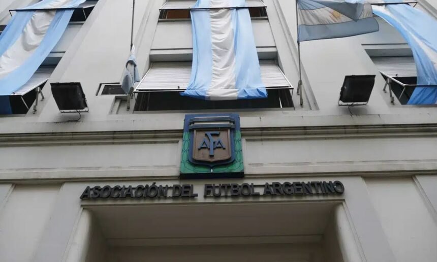 Sede de la Asociación del Fútbol Argentino (AFA) en Buenos Aires, en imagen de archivo.