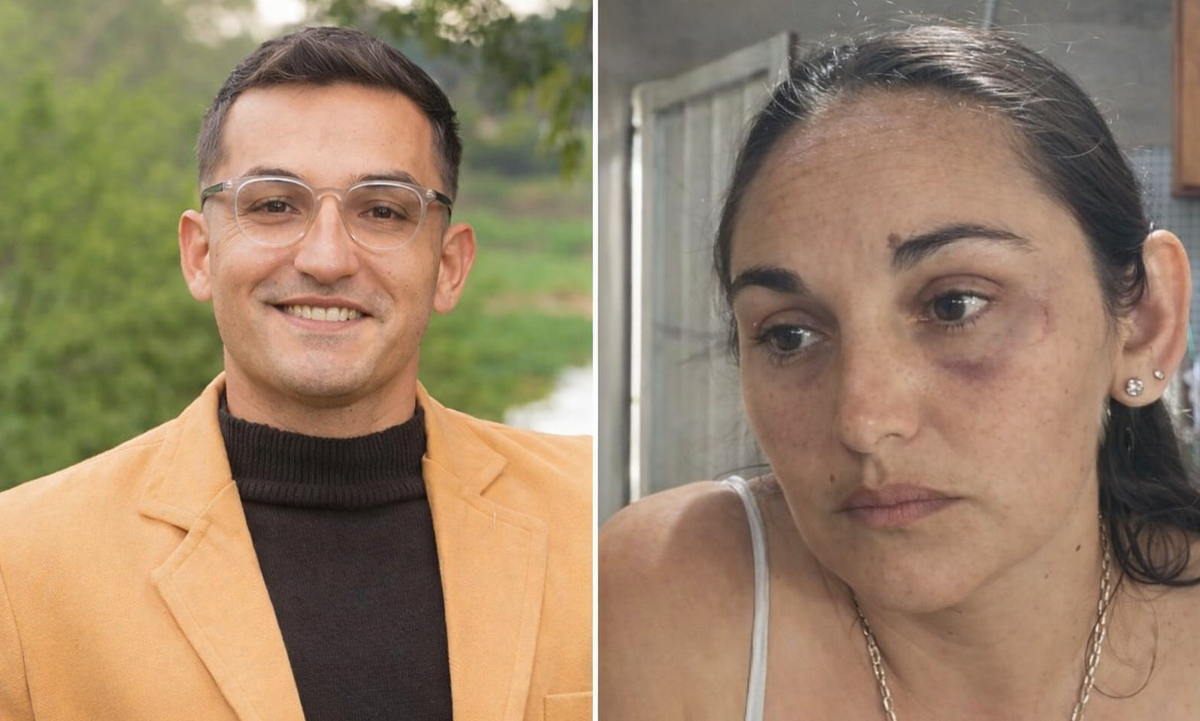 Andrés Sopérez y su hermana Melisa, en una imagen compuesta que refleja el conflicto denunciado públicamente tras la agresión ocurrida en San José del Rincón. Fotos de archivo.