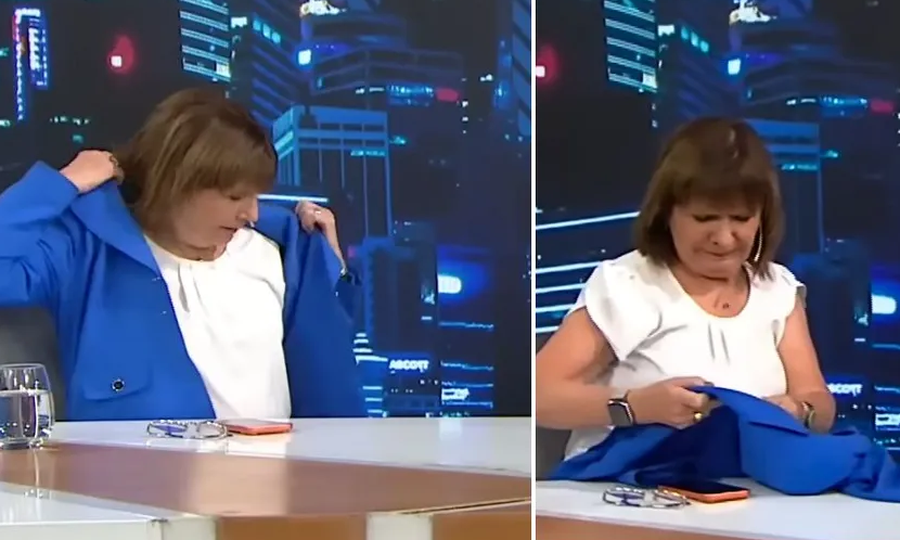 Patricia Bullrich durante una entrevista televisiva en la que se refirió al precio de la indumentaria y a la compra de ropa en el exterior.