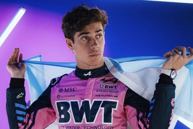 Franco Colapinto, piloto argentino de la Fórmula 1, símbolo del nuevo impulso de Alpine en la máxima categoría del automovilismo.