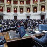 Vista general del Congreso de la Nación durante una sesión en la Cámara de Diputados. Foto de archivo.