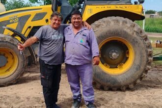 Jorge Testolini y Gerardo Martinelli, empleados municipales de San Javier, protagonistas de un acto de honestidad que conmovió a toda la provincia.