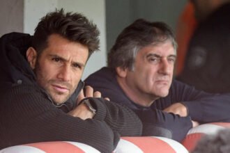 Leonardo Ponzio y Enzo Francescoli, integrantes de la secretaría técnica de River Plate, en una imagen de archivo.