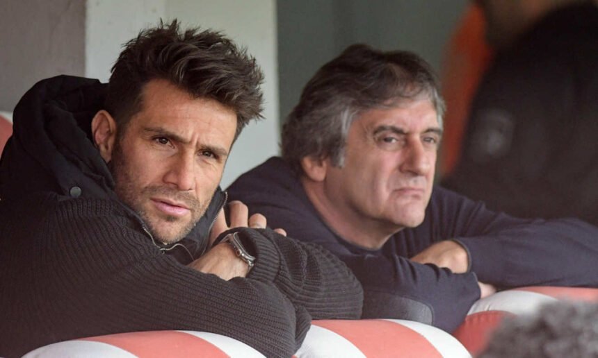 Leonardo Ponzio y Enzo Francescoli, integrantes de la secretaría técnica de River Plate, en una imagen de archivo.