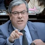 El diputado Germán Martínez, jefe del bloque de Unión por la Patria en la Cámara baja.