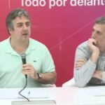 Conferencia de prensa del gobierno de Santa Fe tras el anuncio sobre la situación de los policías sancionados.