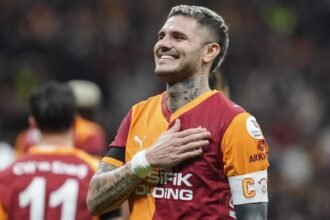 Mauro Icardi, delantero argentino en su paso por el Galatasaray de Turquía.