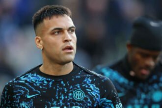 Lautaro Martínez en acción con el Inter de Milán, en una imagen de archivo durante un partido oficial.