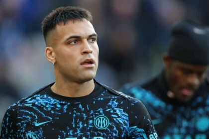 Lautaro Martínez en acción con el Inter de Milán, en una imagen de archivo durante un partido oficial.
