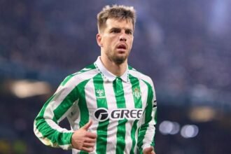 Giovani Lo Celso durante un partido oficial con la camiseta del Real Betis. Imagen de archivo.