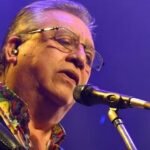 Marcos Camino, figura emblemática de Los Palmeras, durante una presentación en Santa Fe