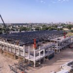 El microestadio en construcción en el CARD de Santa Fe avanza de cara a los Juegos Suramericanos 2026, fortaleciendo la infraestructura deportiva de la ciudad.