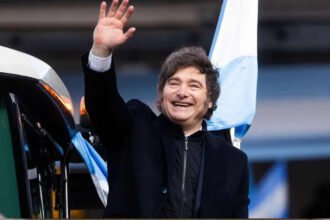 Javier Milei durante una actividad pública en una imagen de archivo.