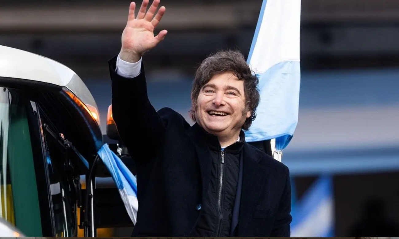 Javier Milei durante una actividad pública en una imagen de archivo.