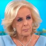 Mirtha Legrand durante la emisión de su programa televisivo