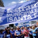 Trabajadores municipales nucleados en la Federación de Sindicatos de Trabajadores Municipales (Festram). Foto de archivo.