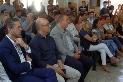 El intendente Juan Pablo Poletti durante la presentación del Plan de Presidencia del Concejo Municipal de Santa Fe.
