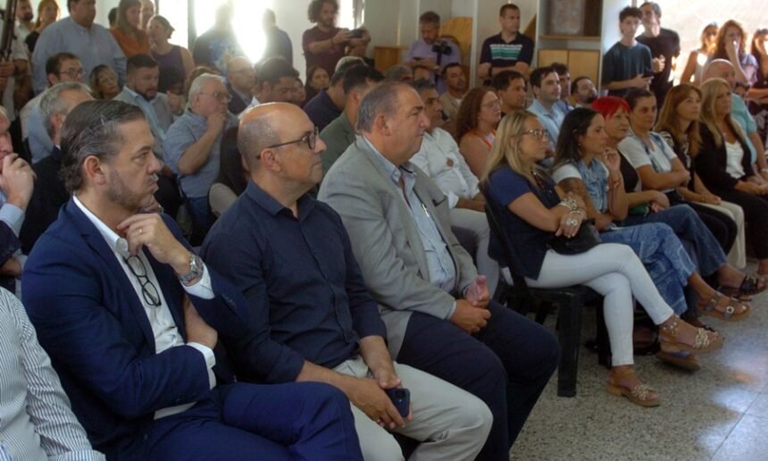 El intendente Juan Pablo Poletti durante la presentación del Plan de Presidencia del Concejo Municipal de Santa Fe.